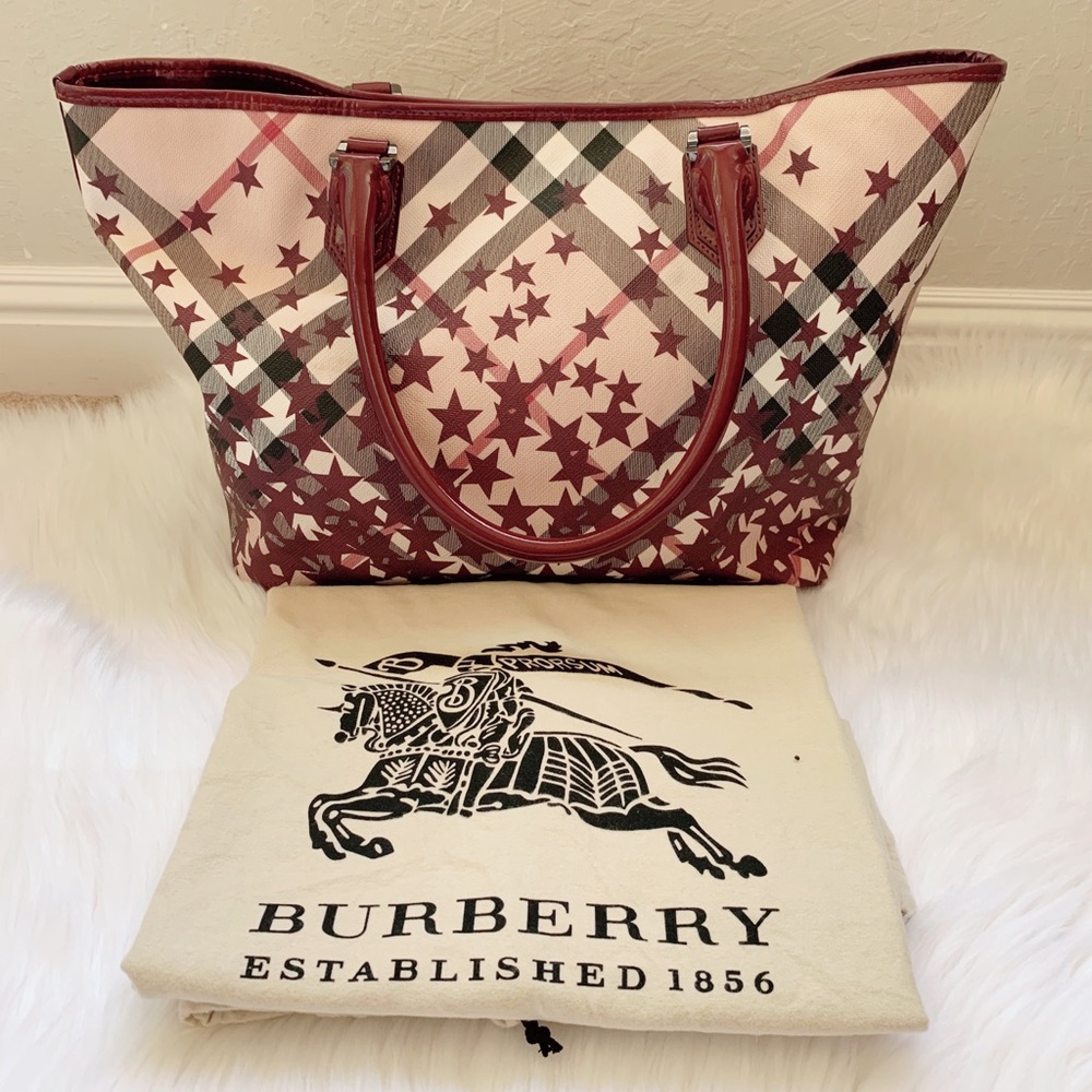 Burberry Nova Check Canvas Star Tote bag